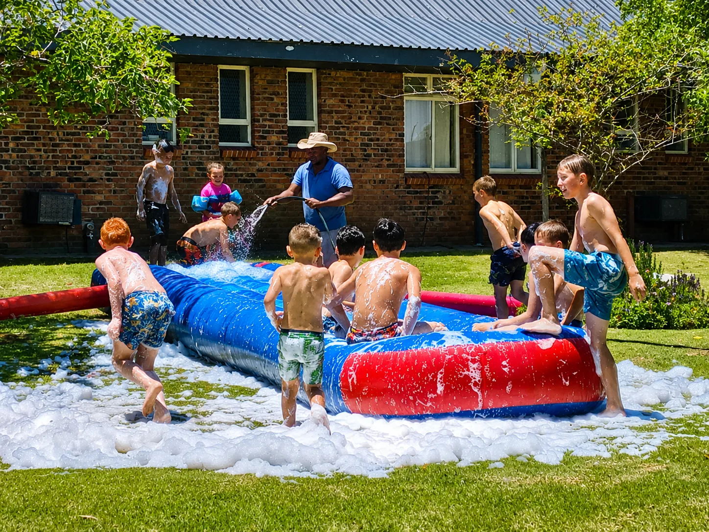 Waterslide party at Lat Wai